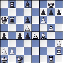 Partida de ajedrez Marín-Golmayo después de 30…a4, Barcelona 1926