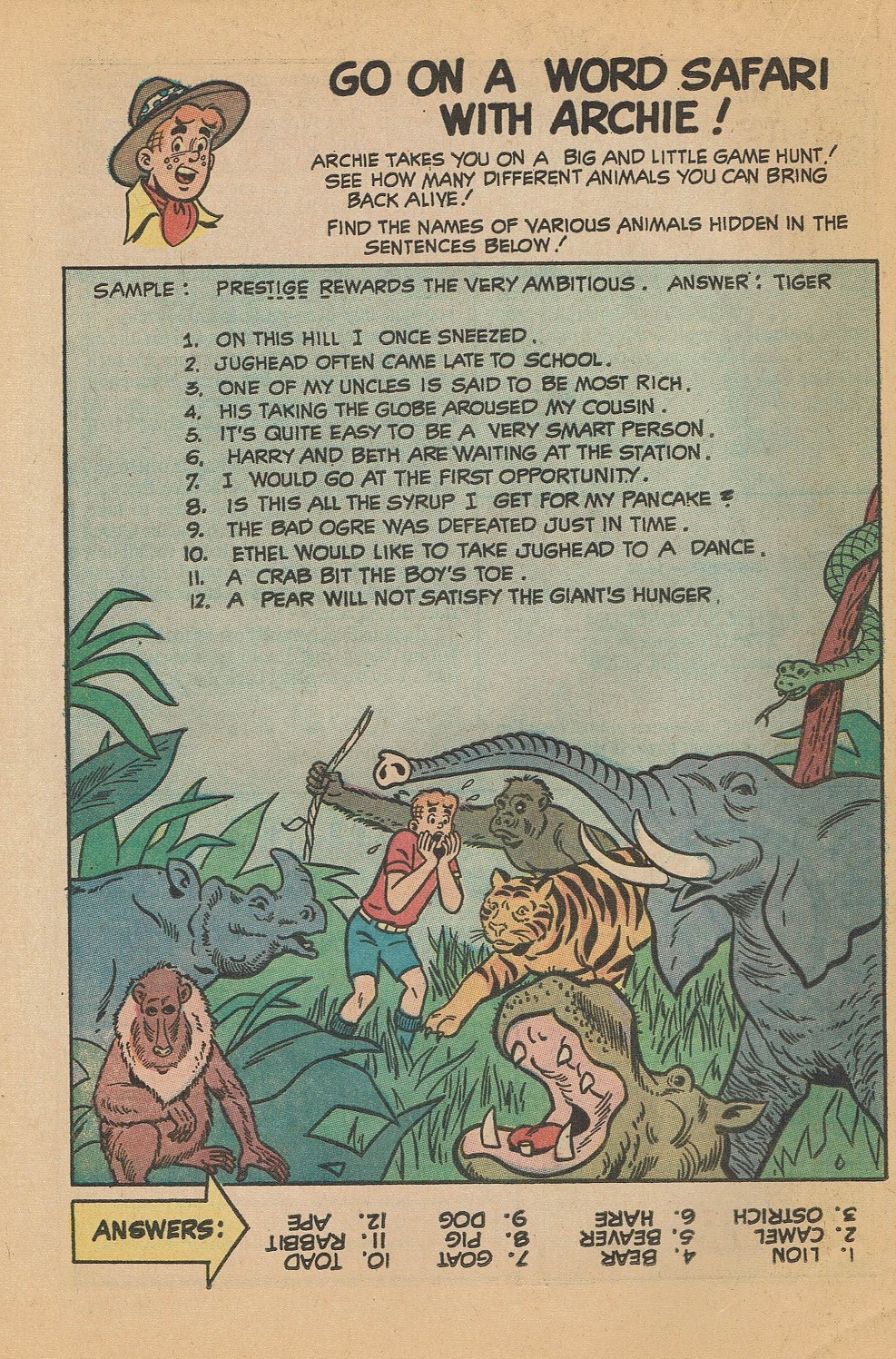 Read online Archie's Joke Book Magazine comic -  Issue #165 - 20
