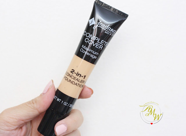 a photo of JOrdana COmplete cover maximum coverage 2-in-1 Concealer foundation