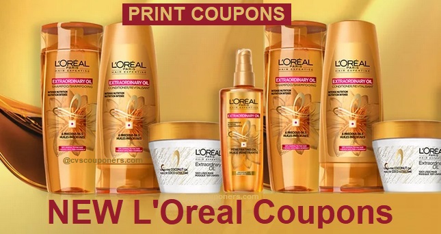 L'Oreal Paris Elvive Coupons |  Save up to $5.00 off - PRINT NOW!    