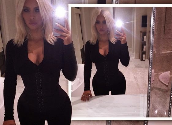 MAIN Kim Kardashian Kim Kardashian shows off her hour-glass figure on instagram