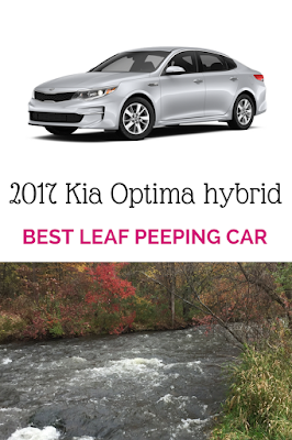 Best leaf peeping car: 2017 Kia Optima hybrid