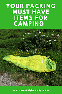 pin for camping item check list