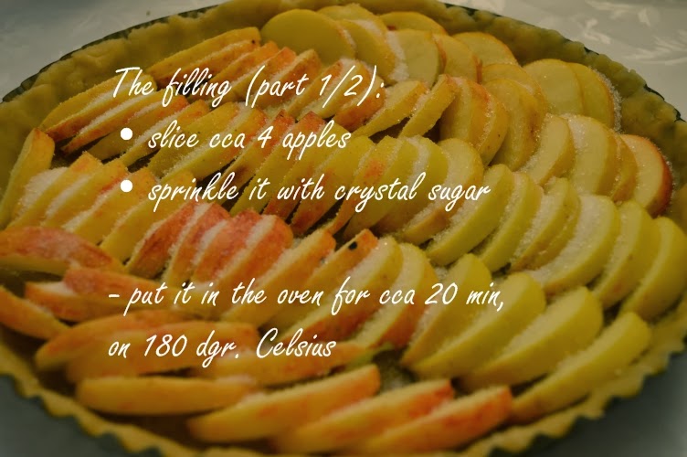 Alsatian apple cake filling baking recipe