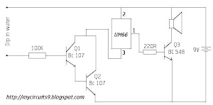 simple touch sensitive switch circuit mycircuits9