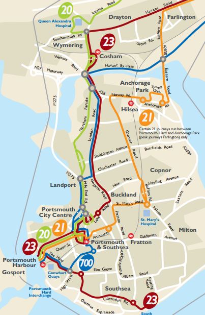 Portsmouth Bus Routes Map Southampton Bus Update: December 2017