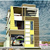Two flat roof Tamilnadu style house designs