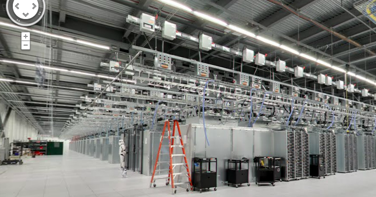 Google self Driving data Center