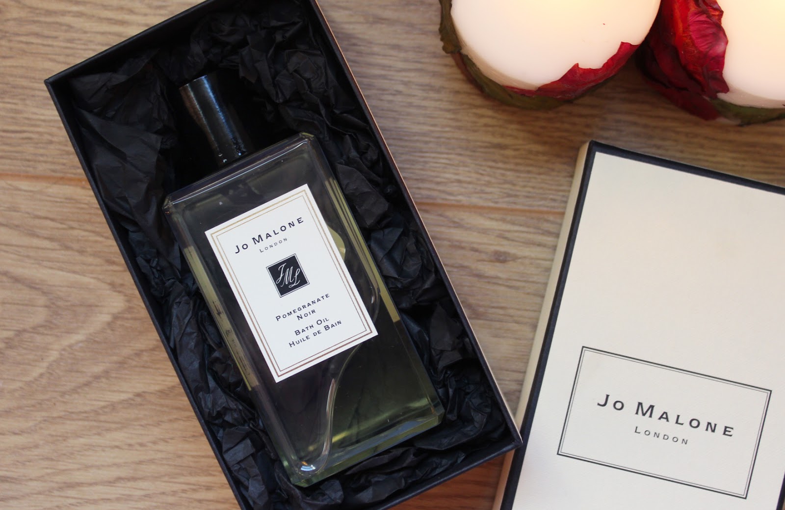 Review Jo Malone Pomegranate Noir Bath Oil hannahbutterworth