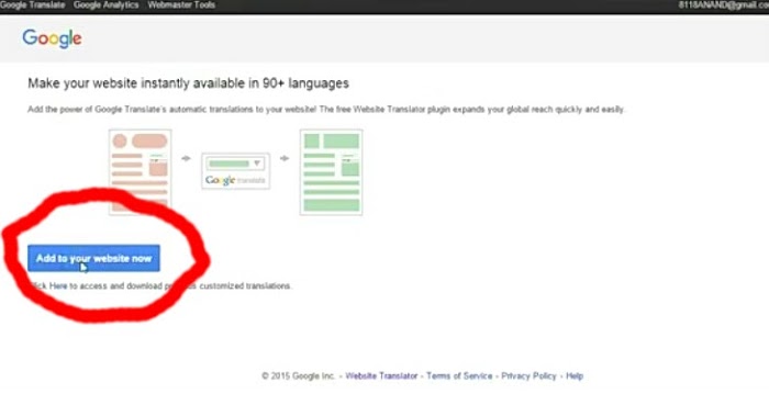How To Add Google Website Translate On Your Blogger Blog