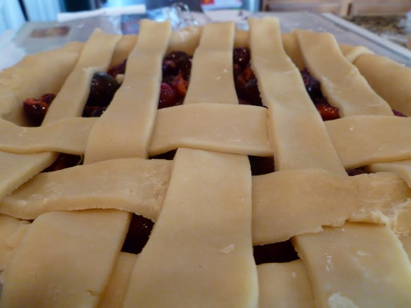 Only From Scratch Classic Sour Cherry Pie with Lattice Crust