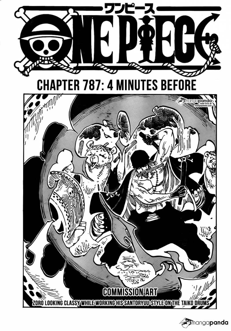 One Piece Ch 787: 004 Minutes Before