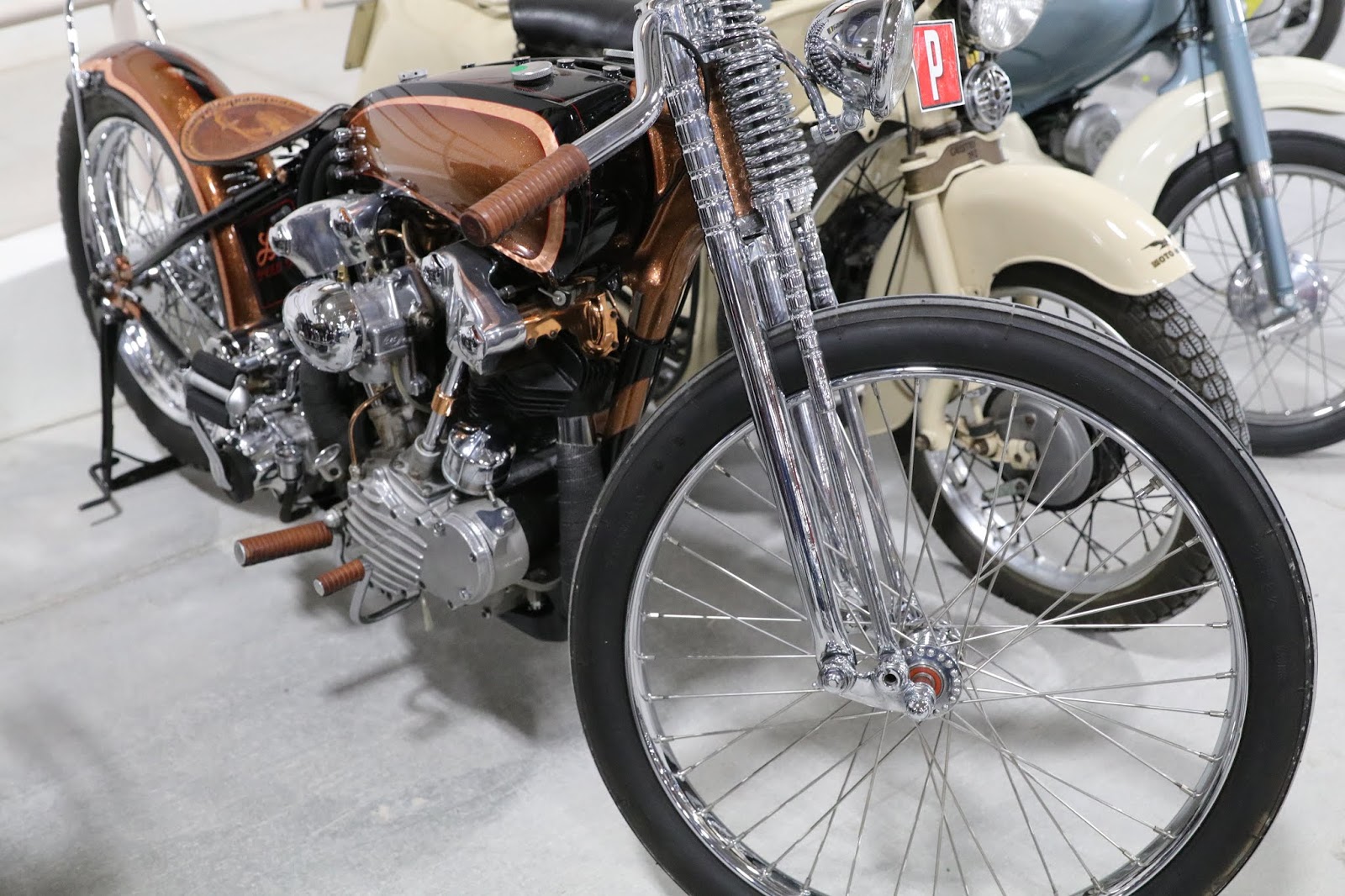 OldMotoDude 1947 HarleyDavidson FL Knucklehead Custom sold for