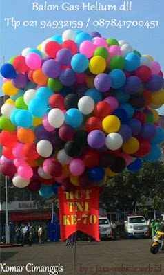 menerima pesanan balon gas helium dll