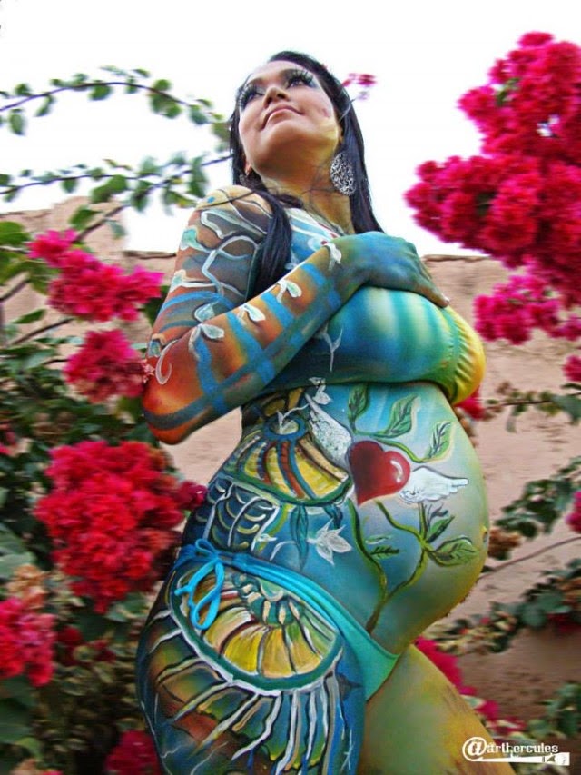 Body Painting Tribute Queens of May Ricardo Hércules