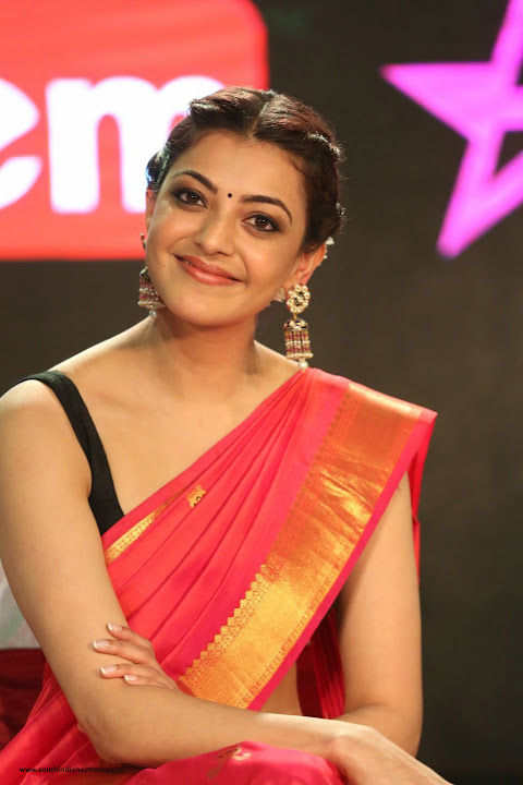 Kajal Agarwal at Nene Raju Nene Mantri Audio Launch