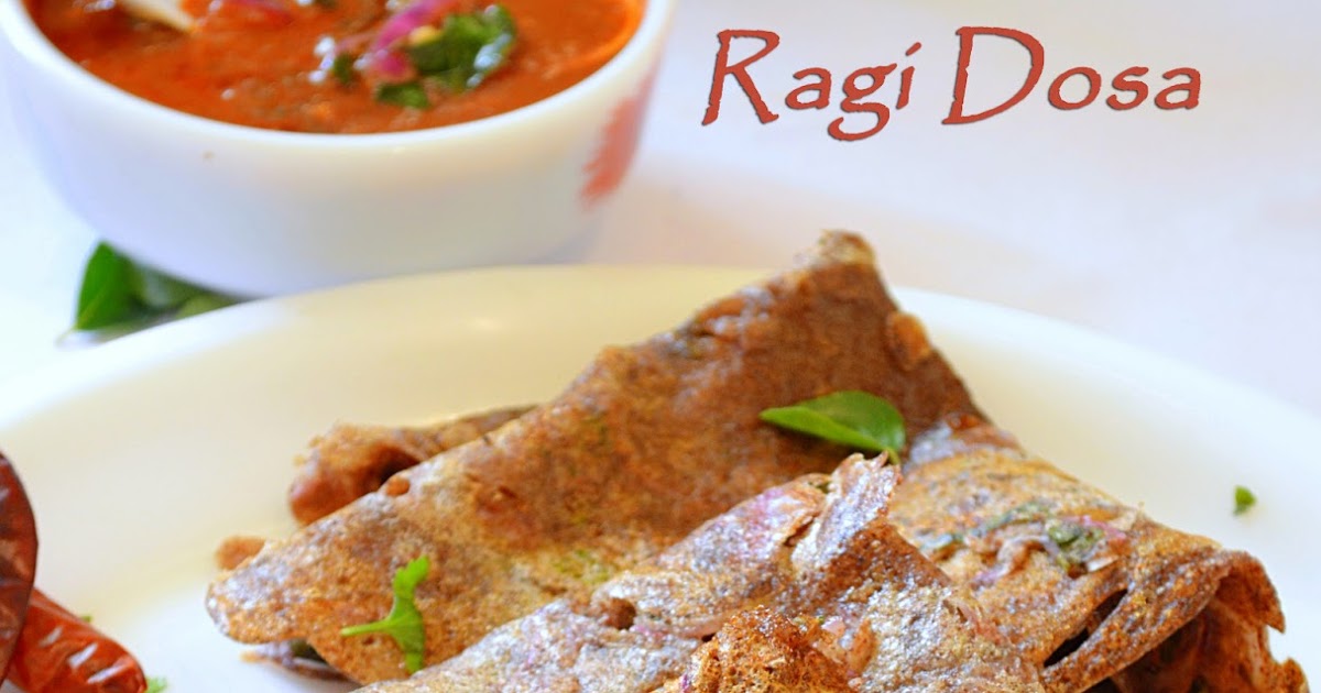 How to make Ragi Dosa / Instant Ragi Dosa Recipe / How to make Red