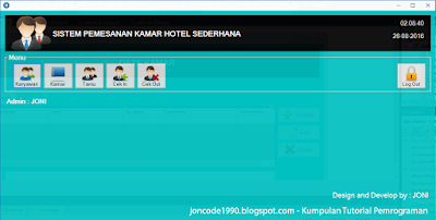 Part8 (Finishing) membuat Aplikasi Hotel Dengan Vb.Net + Database Mysql  