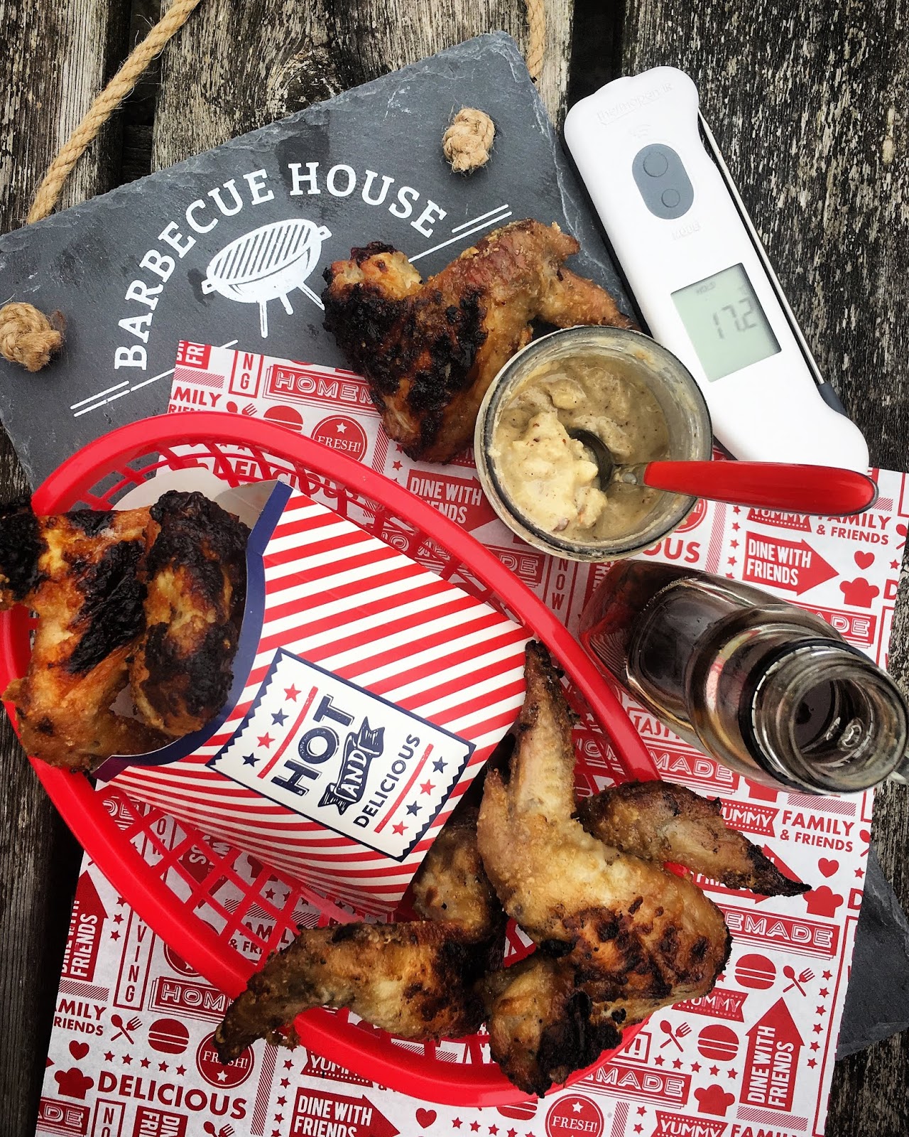 Barbecued Chicken Wings with Nut Butter and Maple Syrup Foodie Quine