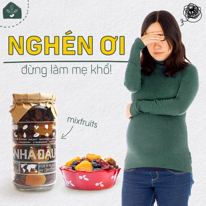 [A36] Combo dinh dưỡng Mixnuts + Mixfruits dành cho Bà Bầu