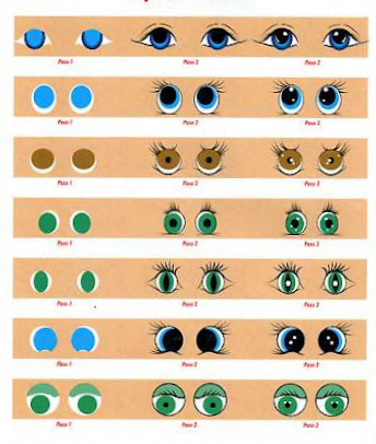 Air Dry Clay Tutorials: Painting Eyes Step by Step