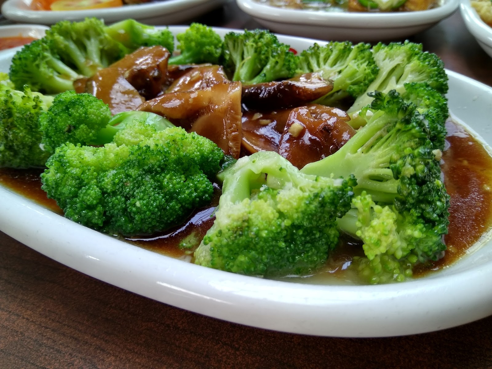 Masakan Cina Dari Brokoli  Tumis Brokoli  dengan Jamur 