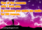 One of the reasons why I love you, is because you make me smile for no . love quotes 