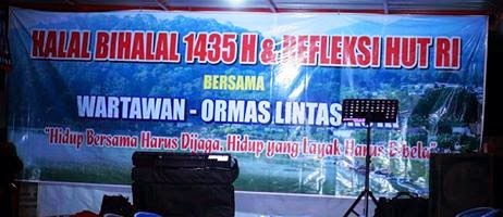 WARTAWAN, ORMAS MAGETAN GELAR HALAL BIHALAL DAN REFLEKSI HUT RI