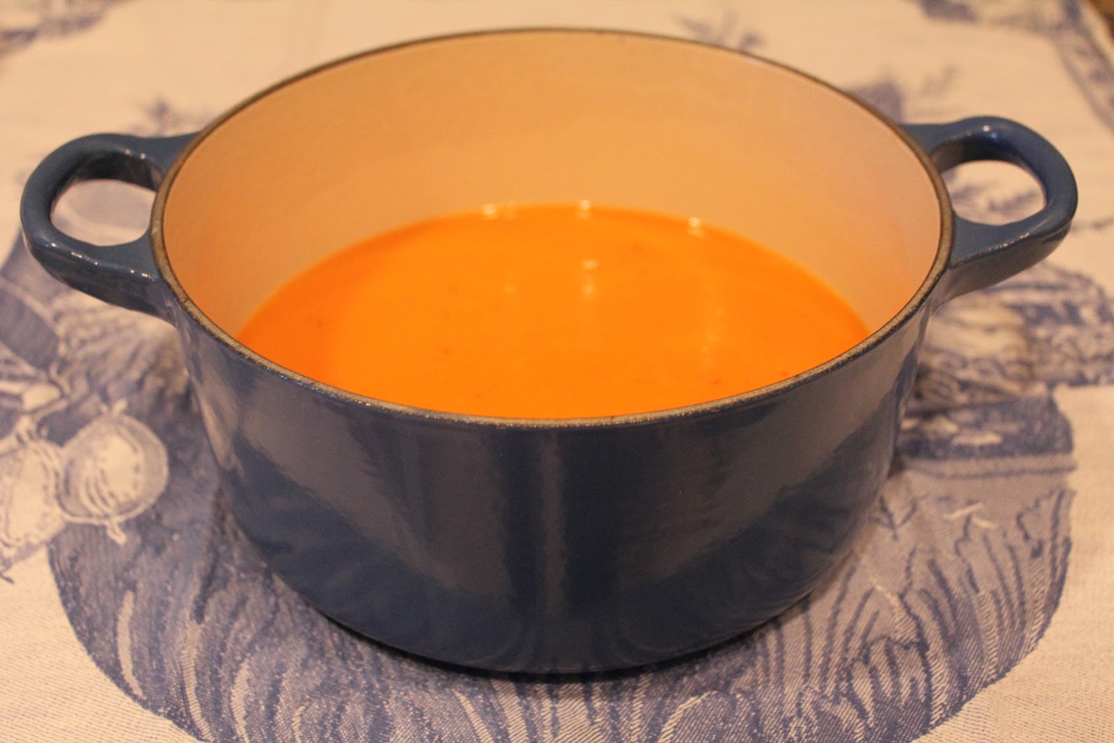 Audrey...luxury living I learned to make soup the French way