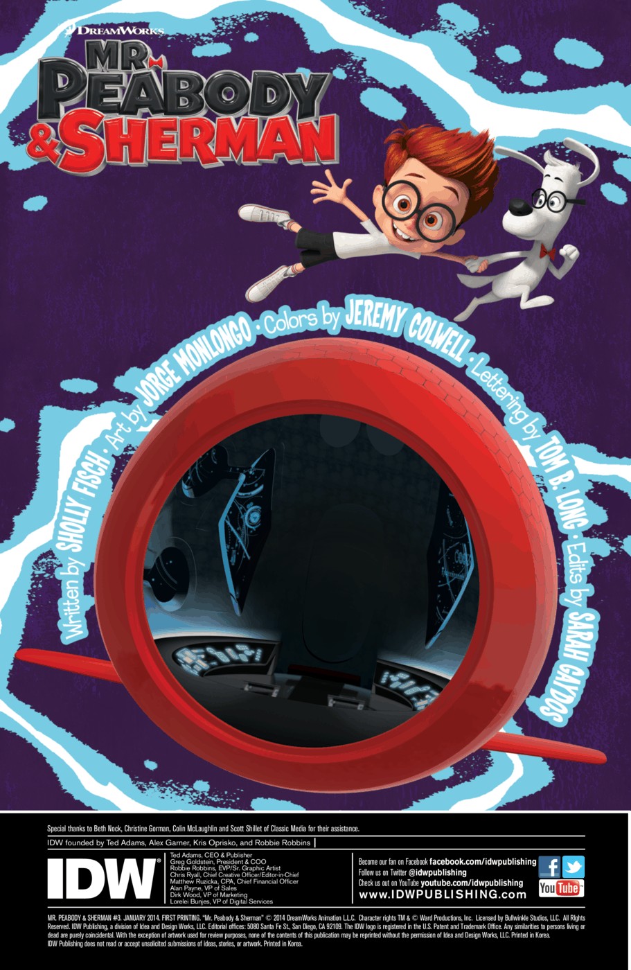 Read online Mr. Peabody & Sherman comic -  Issue #3 - 2