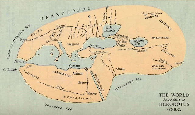 Herodotus map The Eye of Africa atlantis.filminspector.com
