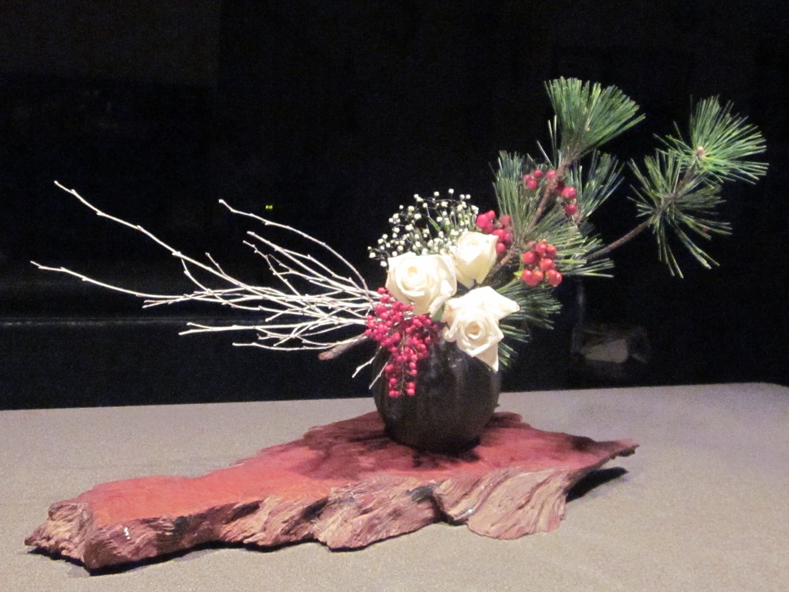 Orchids and Ikebana New Year Arrangements