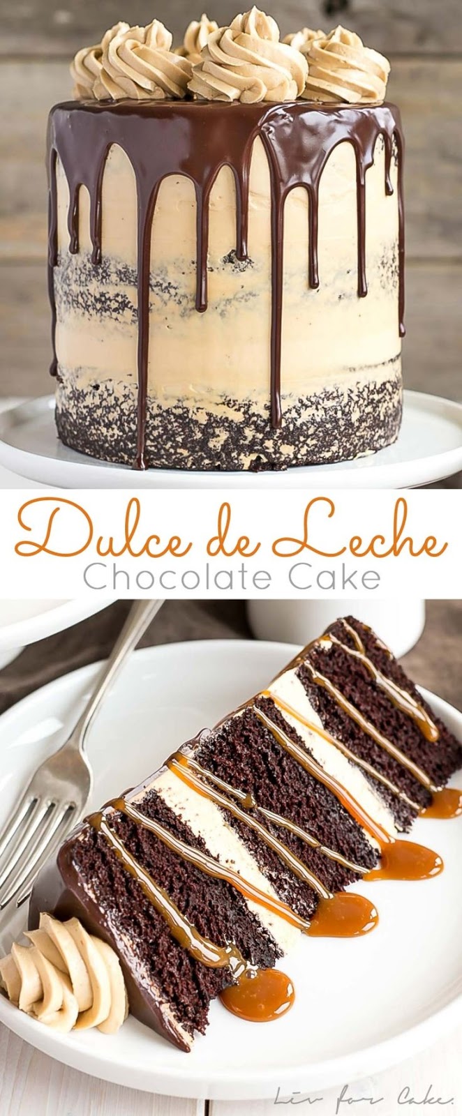 CHOCOLATE DULCE DE LECHE CAKE Food Recipes Place