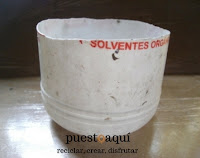 Molde para vasija de papel maché Tutorial para hacer vasija. Manualidades en papel maché. blog de artesanías