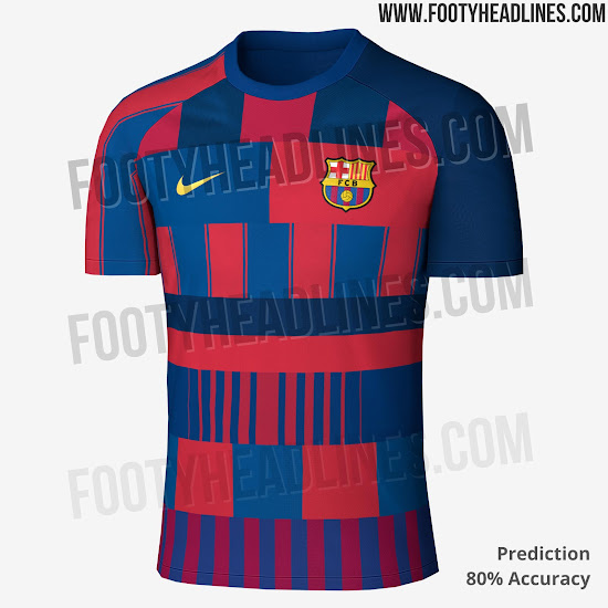 De Dios papel terraza La nueva camiseta del Barcelona será una mezcla de las 20 anteriores
