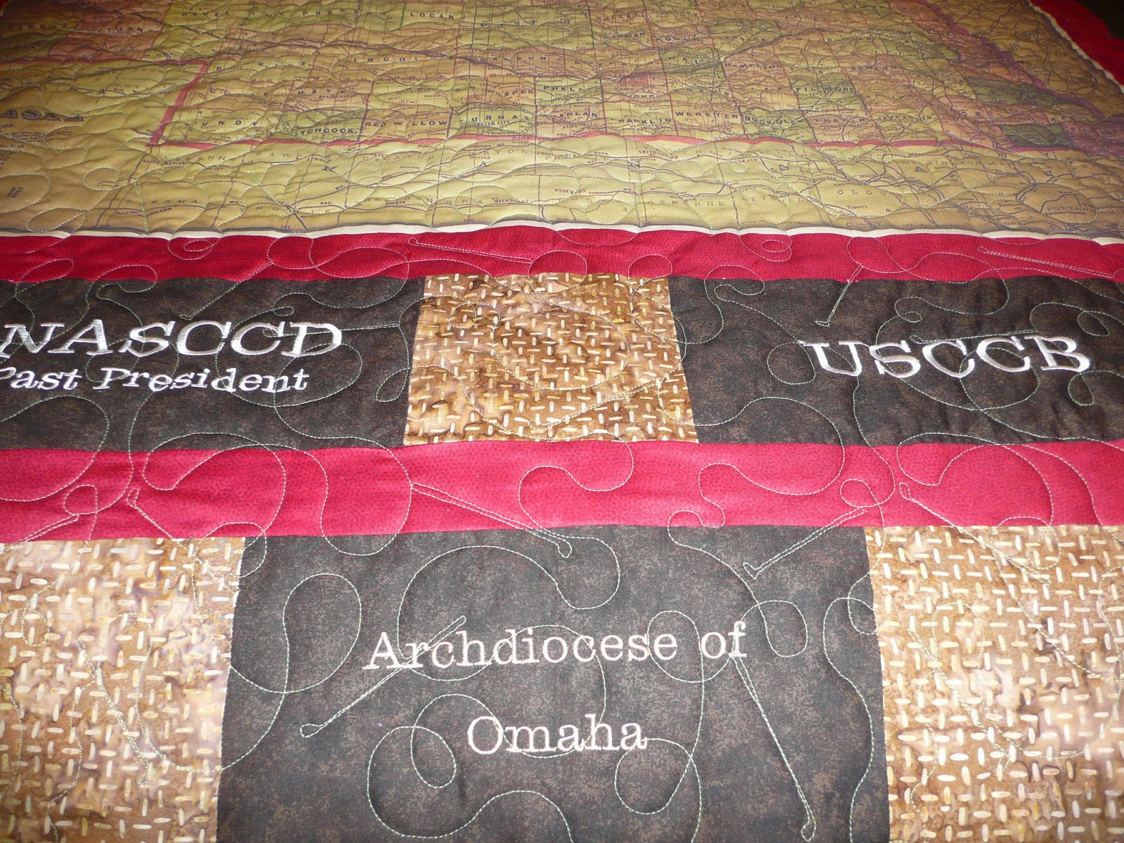 Acorn Ridge Quilting Jim's Retirement Quilt