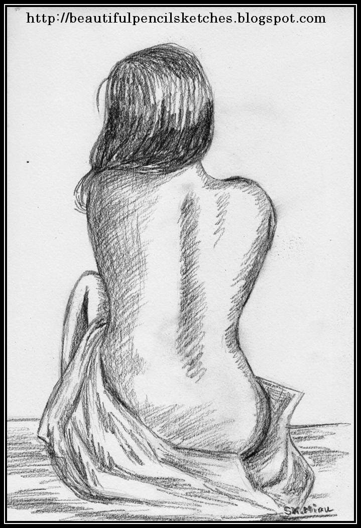 Beautiful Pencil Sketches Charcoal Pencil Sketch Of A Beautiful