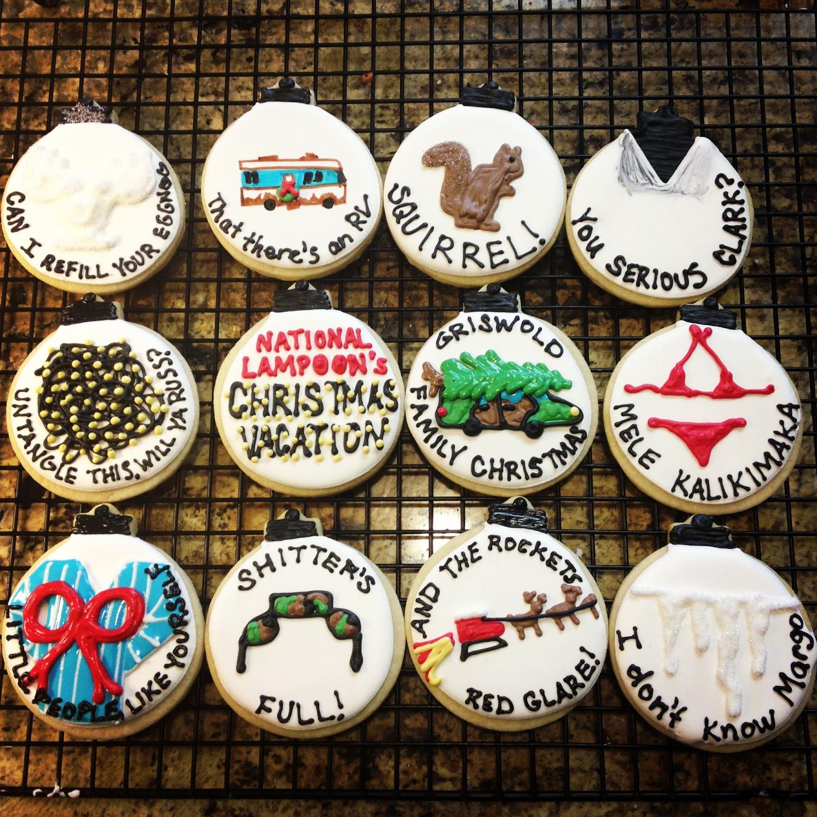 Sweet Emotion Christmas Vacation Cookies