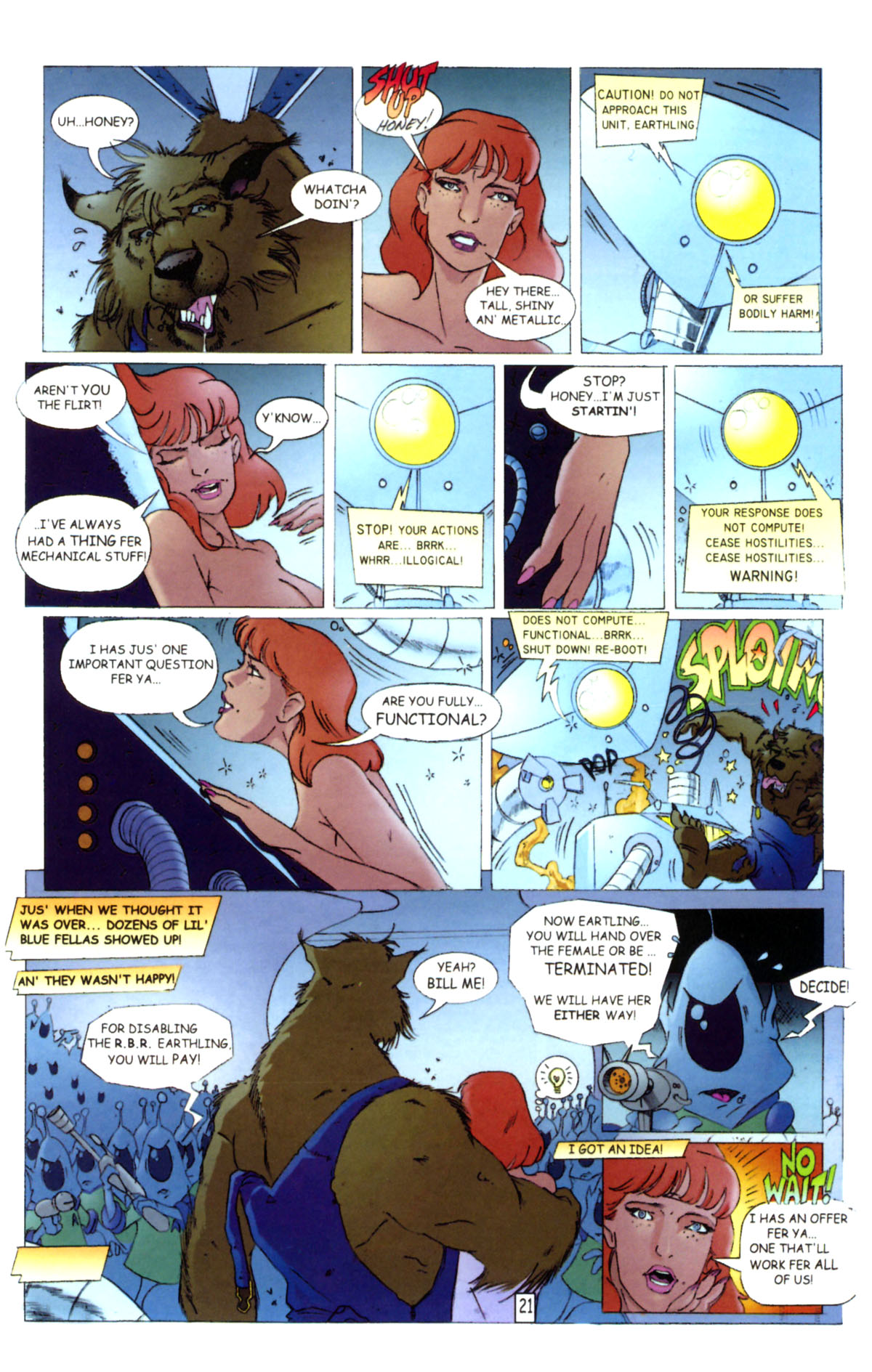 Read online Bubba the Redneck Werewolf Super Sci-fi Special comic -  Issue # Full - 23