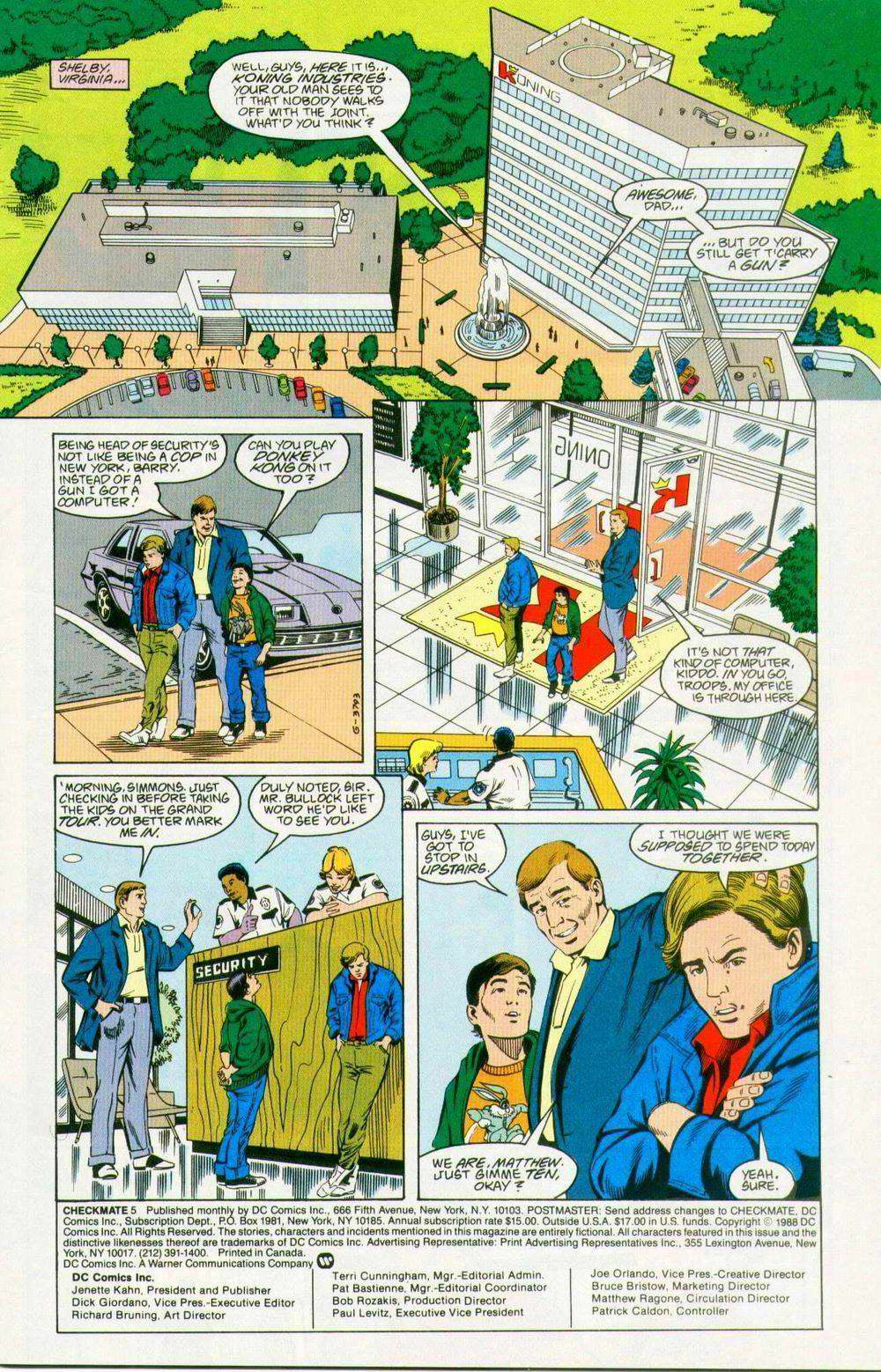 Read online Checkmate (1988) comic -  Issue #5 - 2