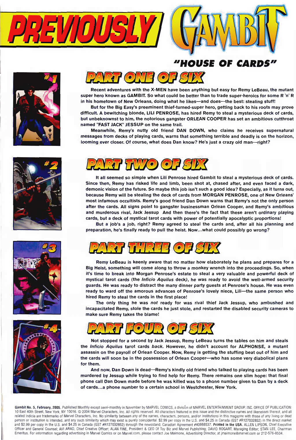 Read online Gambit (2004) comic -  Issue #5 - 2