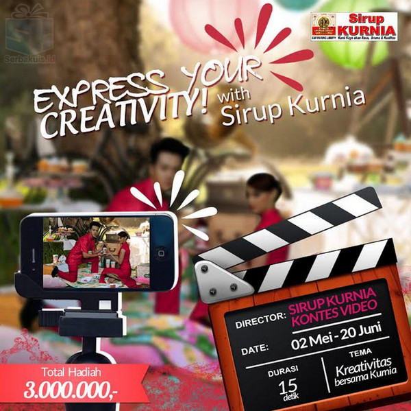 Kontes Video Kreativ Sirup Kurnia Berhadiah Uang Total 3 Juta Kontes Video Kreativ Sirup Kurnia Berhadiah Uang Total 3 Juta