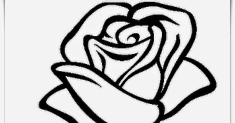 contoh gambar mewarnai mawar