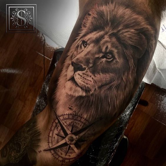 Tatuajes Para Hombres De Animales 12 Jpg 564 564 Lion Head Tattoos Lion Tattoo Wolf Tattoos