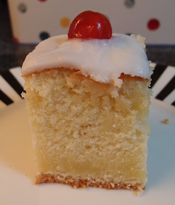 The Caked Crusader: Cherry almond sponge cake