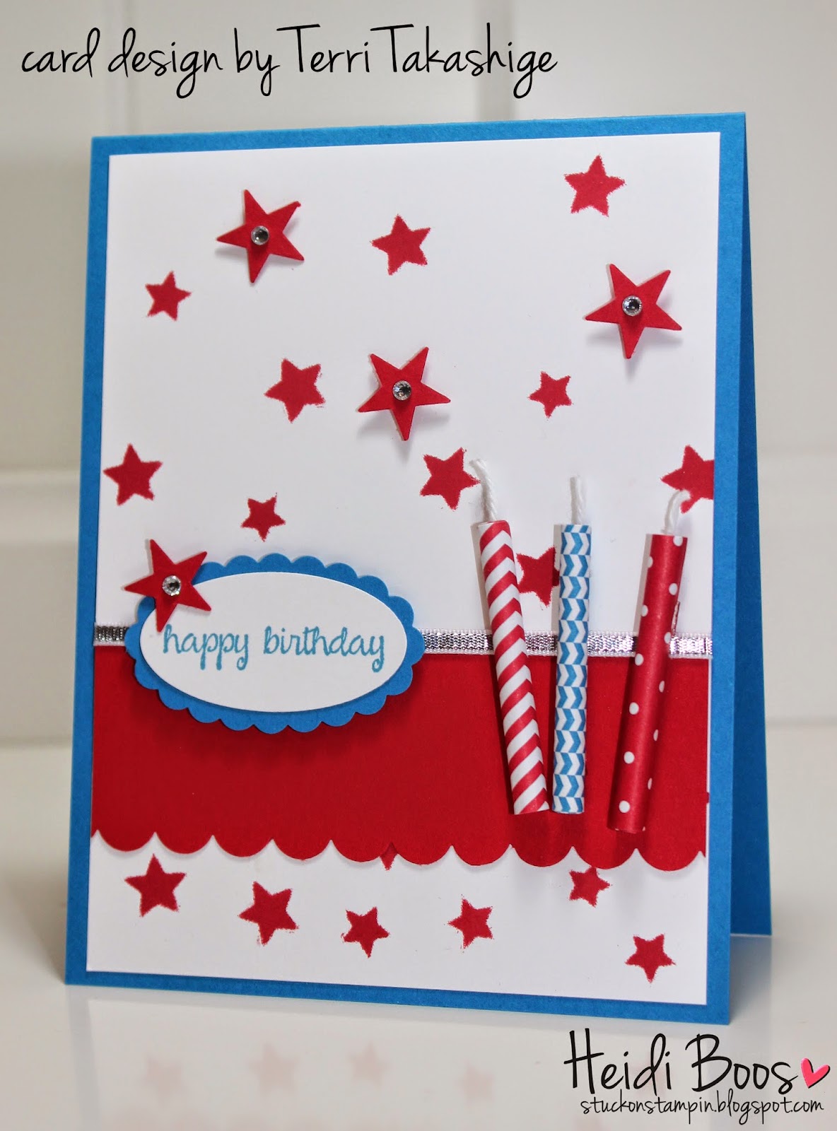 Stuck on Stampin': fourth of july birthday cards