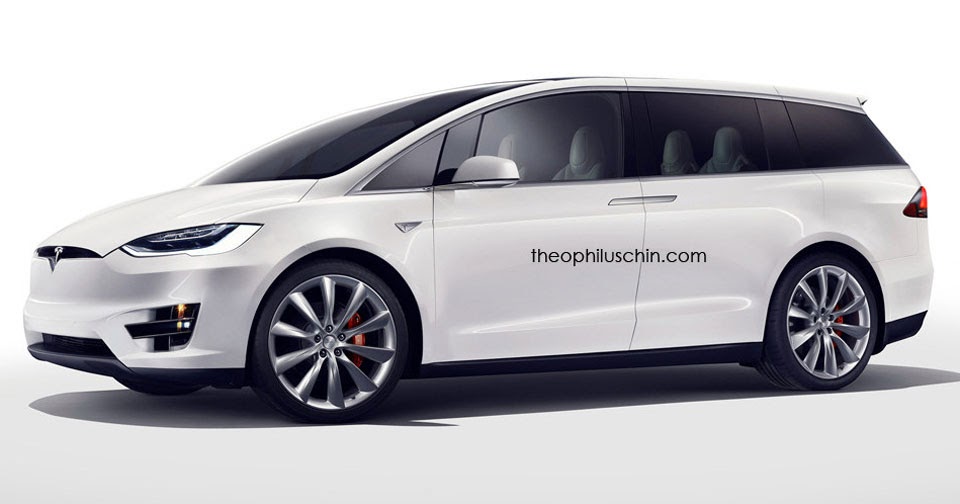 The official Tesla Model XL minivan render