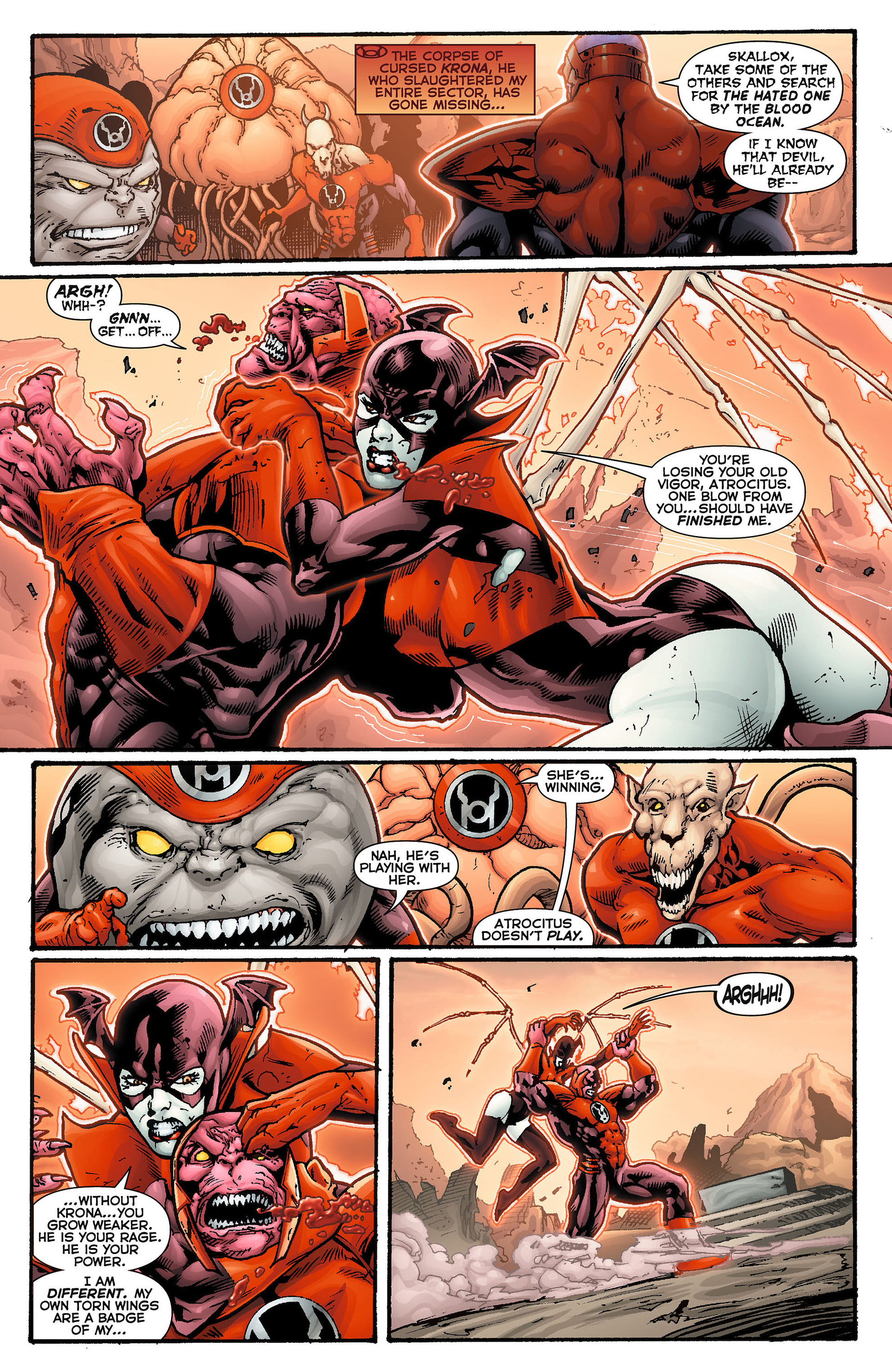 Read online Red Lanterns comic -  Issue #6 - 9