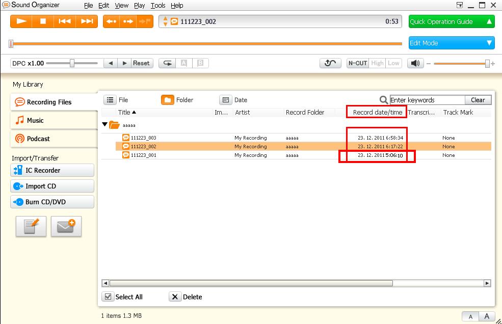 mobiledevjans Holux Funtrek 130 Pro and sound notes