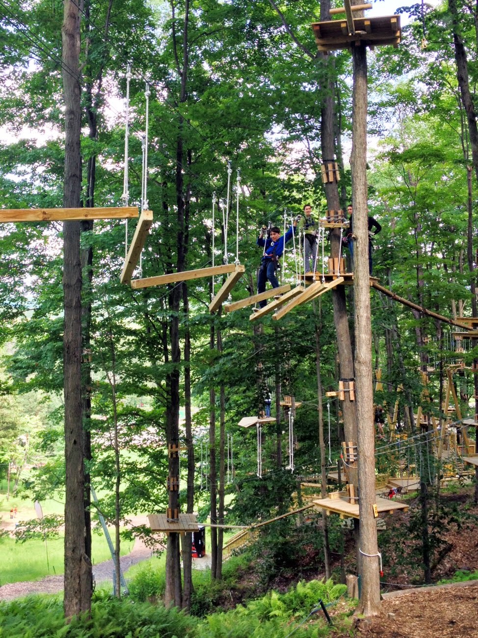 Summer at the Lake: Peek n Peak Ropes Course